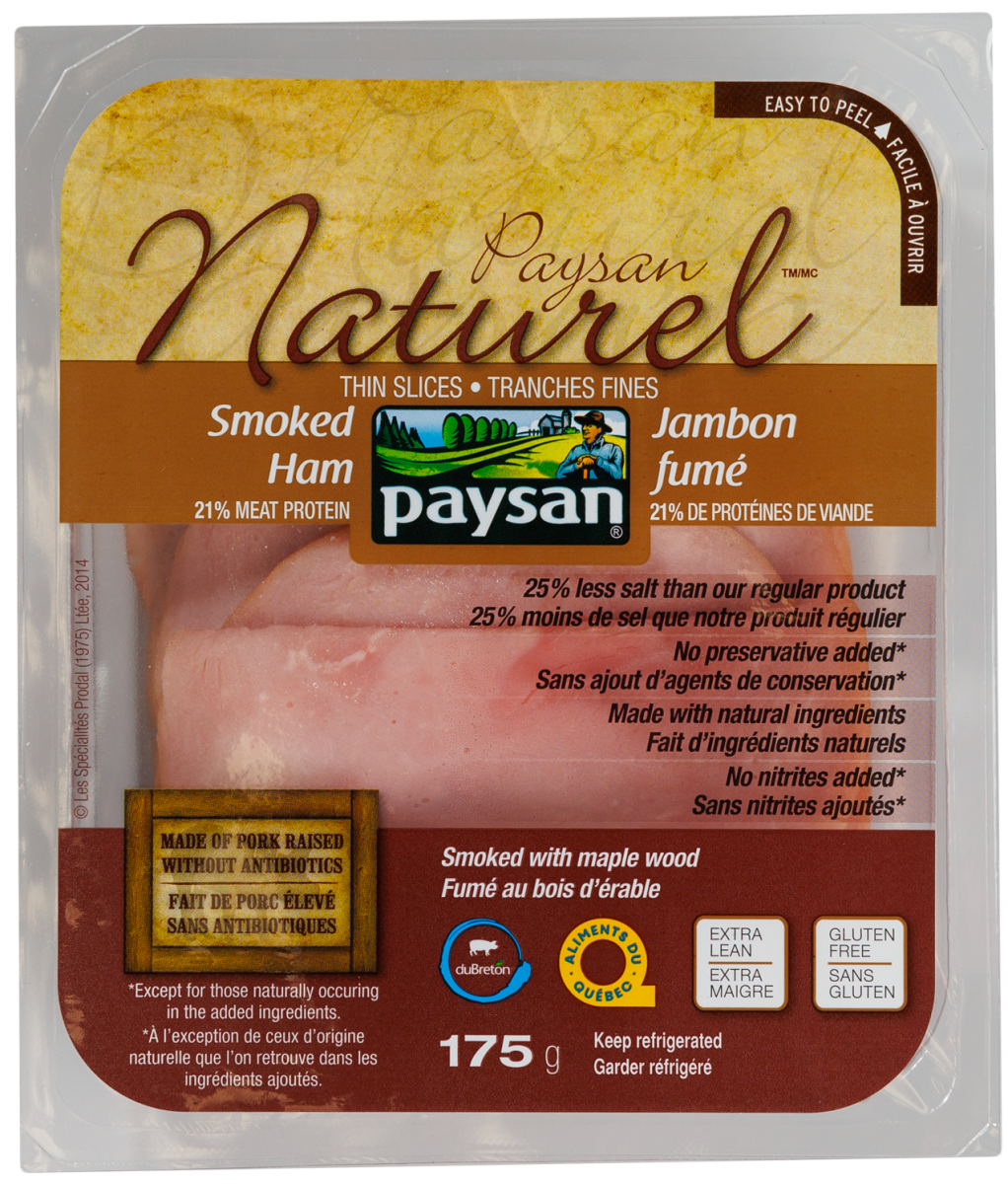 Jambon fumé 175g