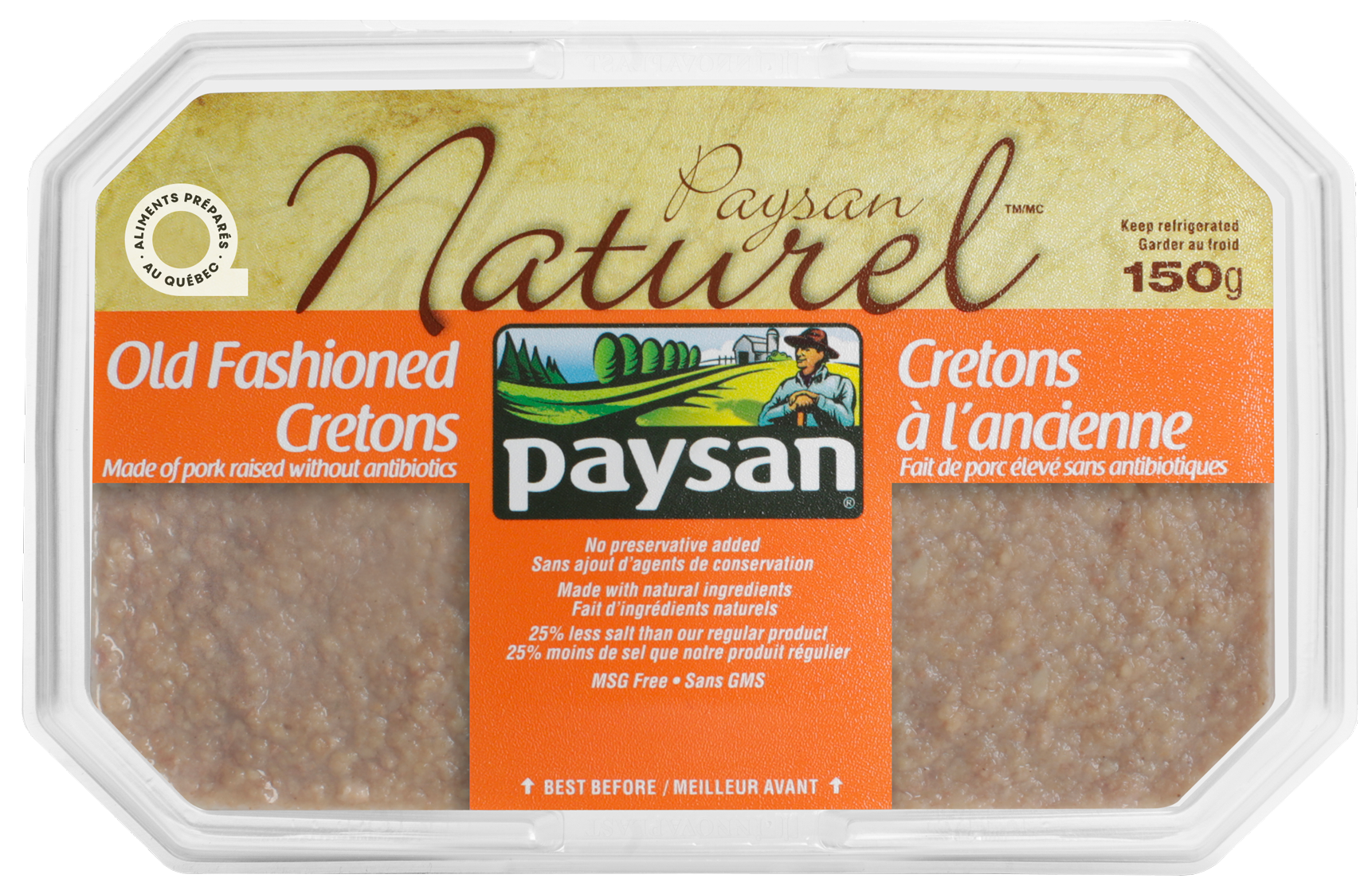 Cretons à l'ancienne 150g