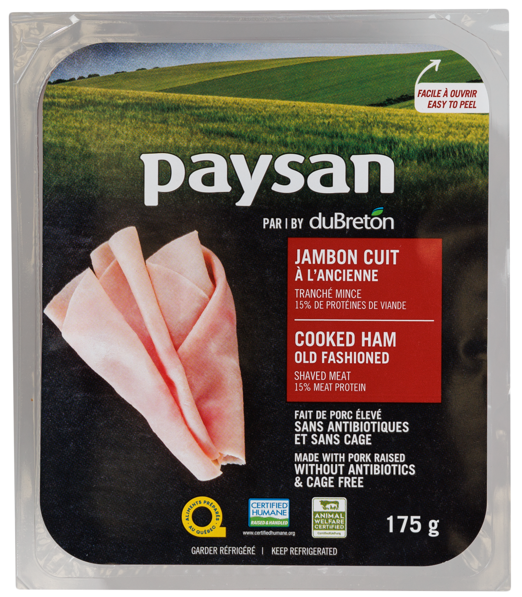 Jambon cuit à l'ancienne paysan 175 g