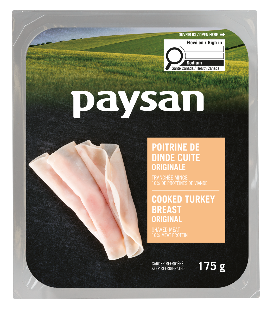 Poitrine de dinde cuite paysan