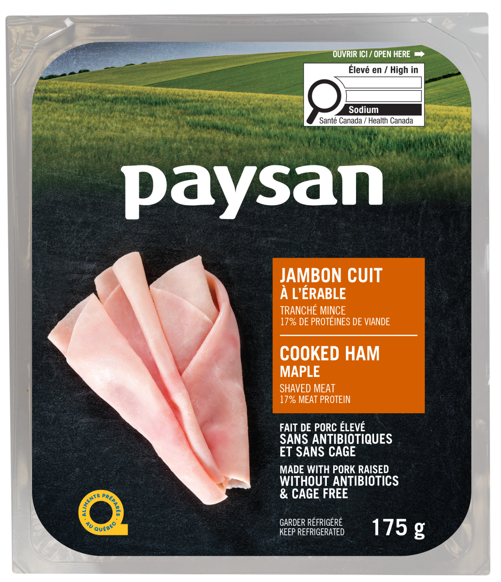 jambon cuit à l'érable paysan