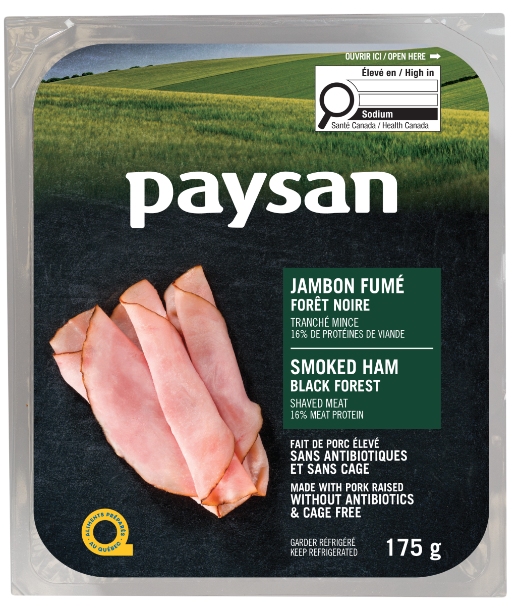 Jambon fumé forêt noire paysan