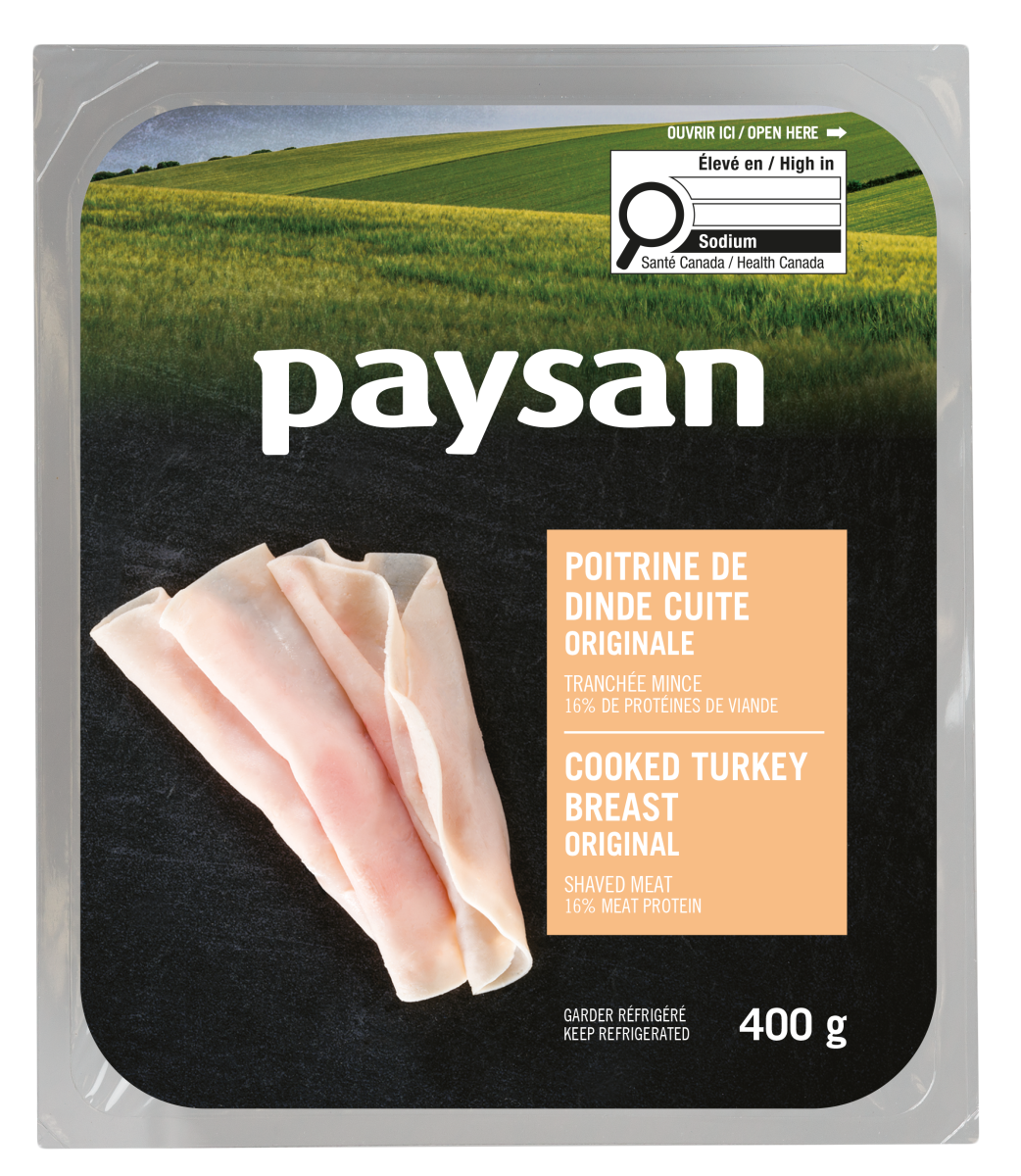 Poitrine de dinde cuite paysan