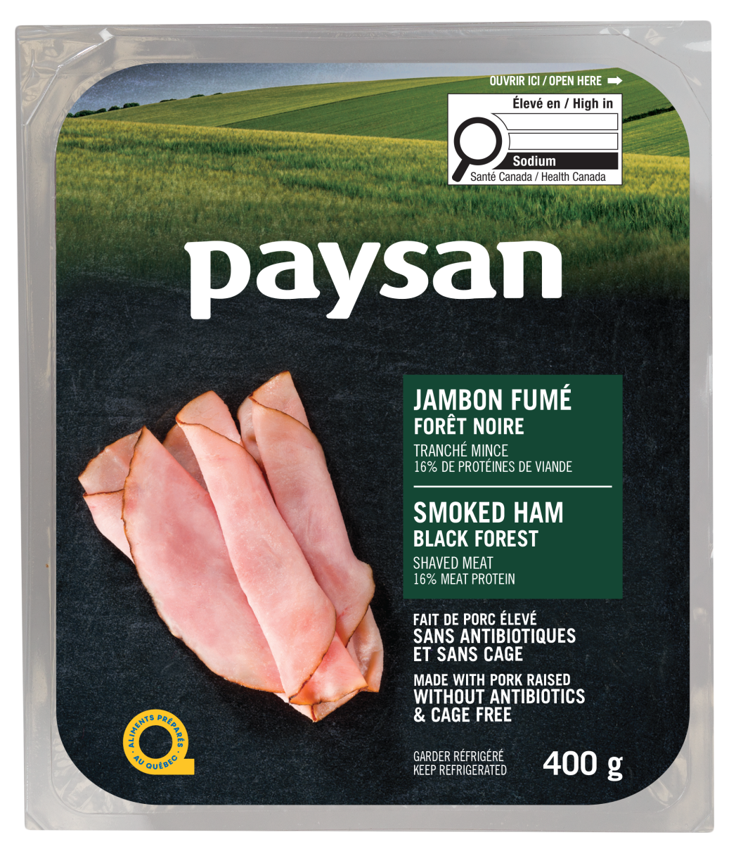 Jambon fumé forêt noire paysan