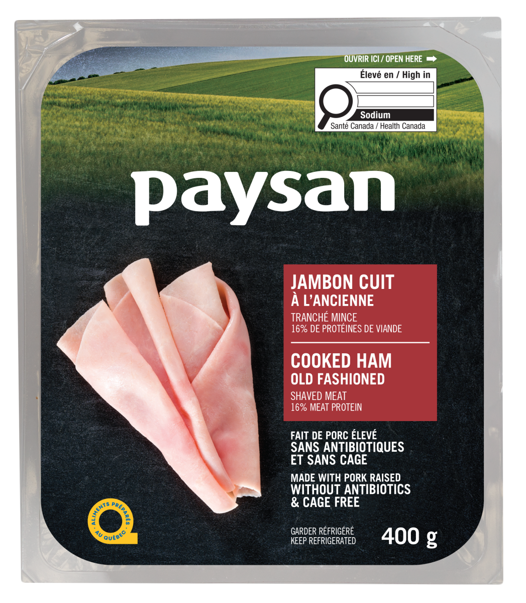 Jambon cuit à l'ancienne paysan