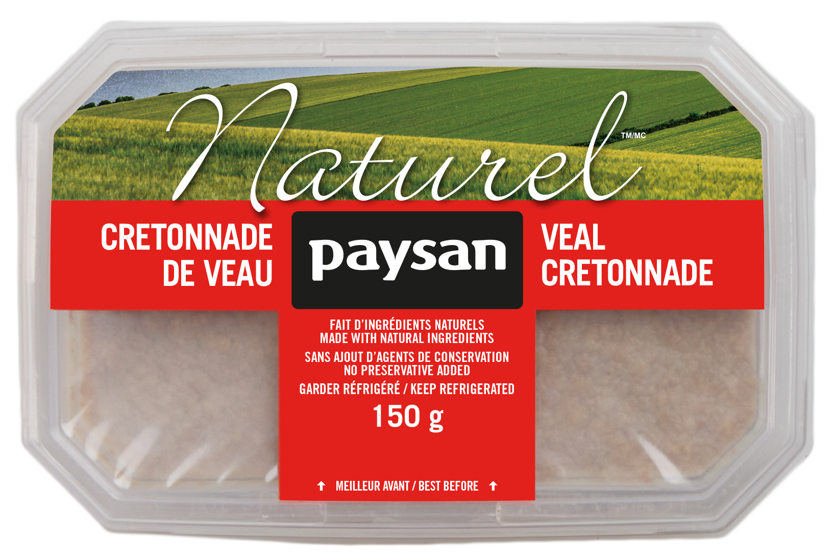 Cretonnade de veau paysan naturel