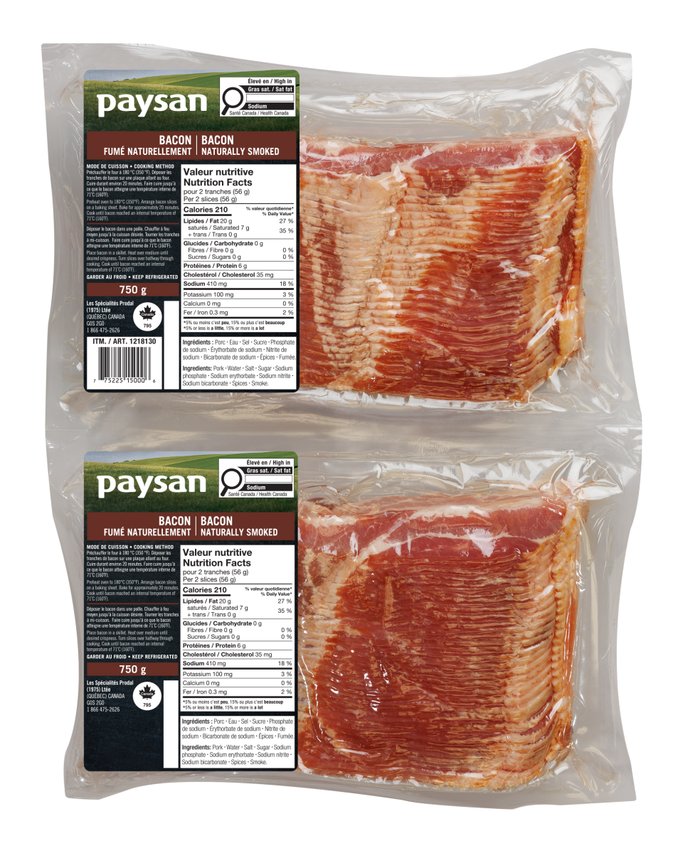 bacon fumé paysan