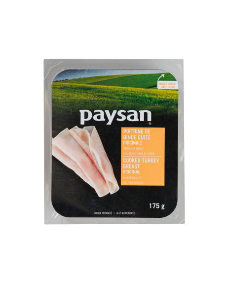 Poitrine de dinde cuite originale 175g