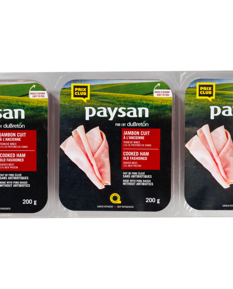 Jambon cuit à l'ancienne 3 x 200g