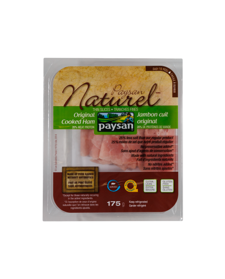 Jambon cuit à l'ancienne naturel 175g