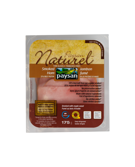 Jambon fumé 175g