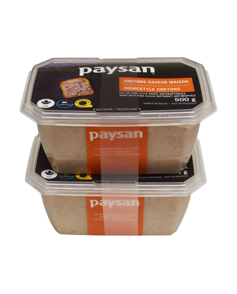 Cretons saveur maison paysan 2 X 500 g