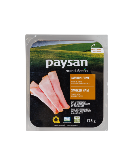 Jambon fumé paysan 175g