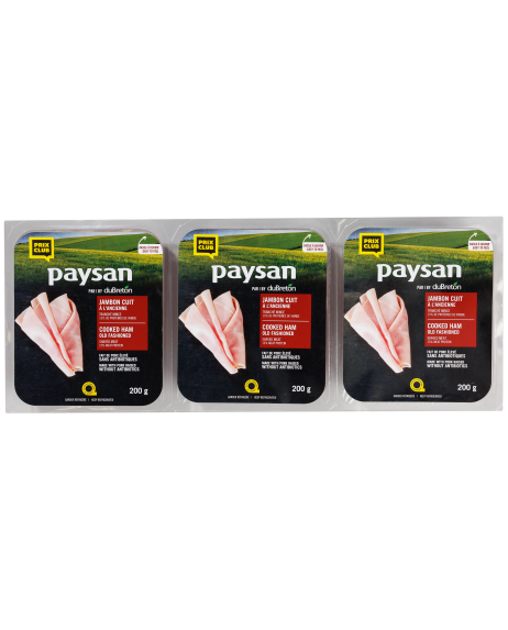 Jambon cuit ancienne 3 X 200g