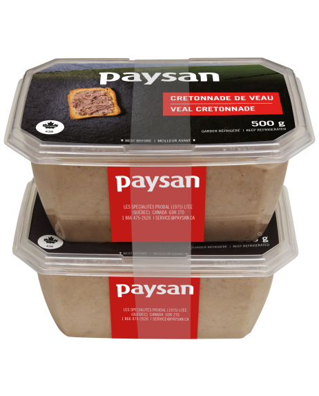 Cretonnade de veau paysan 2 X500g