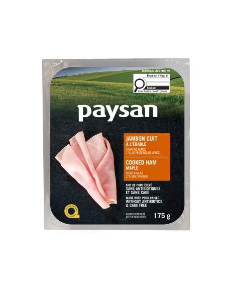 jambon cuit à l'érable paysan