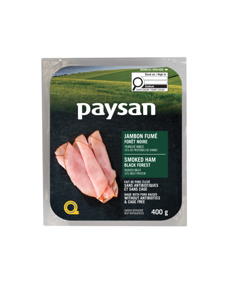 Jambon fumé forêt noire paysan