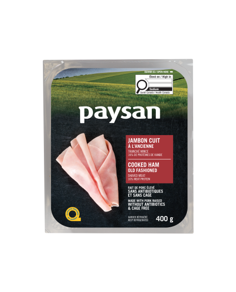 Jambon cuit à l'ancienne paysan